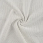 Tissu velours côtelé - Ecru