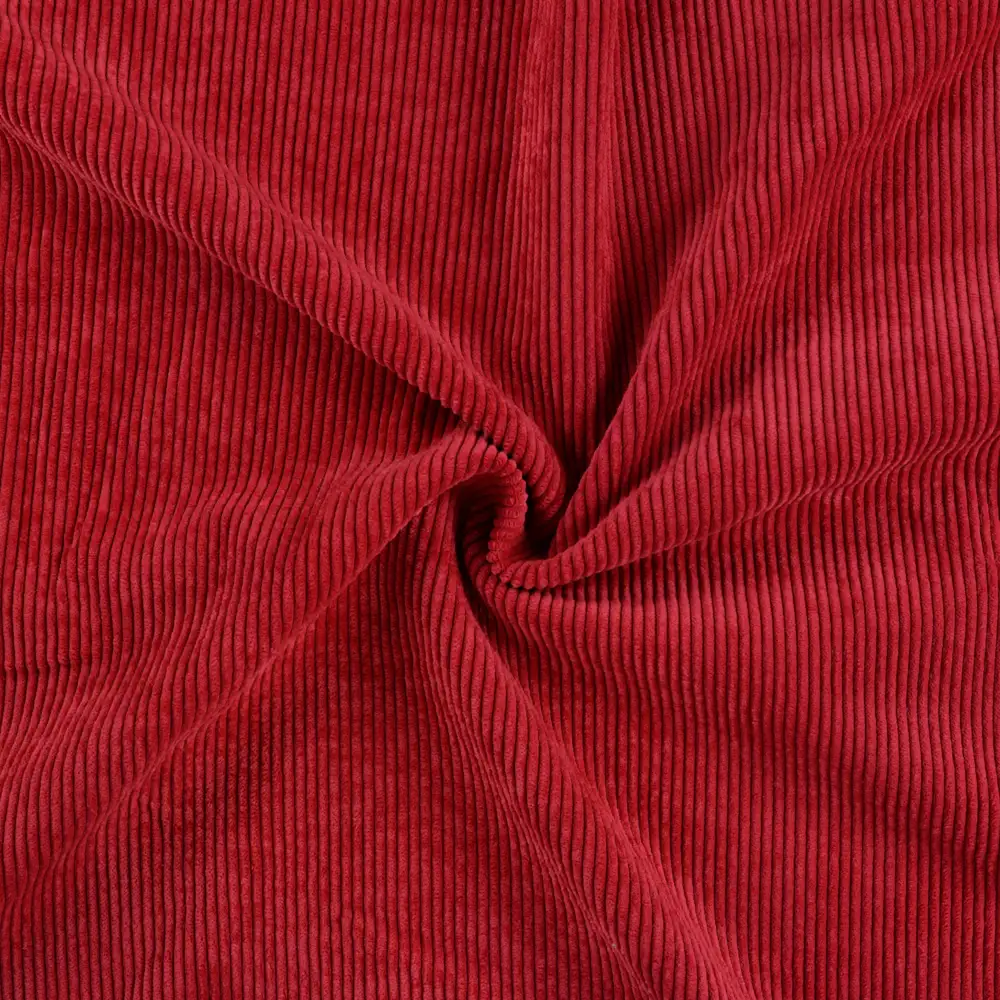 Q22306-150_3_1 Tissu velours côtelé - Rouge – Image 1
