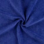 Tissu velours côtelé - Bleu roi