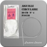 Aiguille à tricoter circulaire 80 cm n° 4