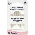 Aiguilles à coudre main n° 5 à 10 - lot de 20