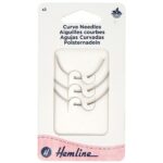 Aiguilles courbes - lot de 3