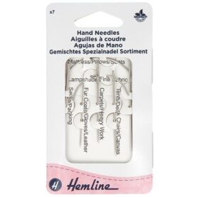 Aiguilles pour matières épaisses - assortiment de 7