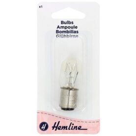 Ampoule de machine à coudre type A - baïonnette 15 W