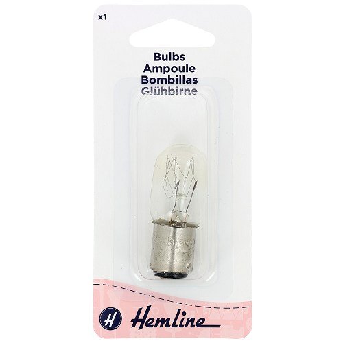 Ampoule de machine à coudre type A - baïonnette 15 W Ampoule de machine à coudre type A - baïonnette 15 W