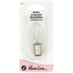 Ampoule de machine à coudre type B - baïonnette 15 W