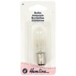 Ampoule de machine à coudre type C - baïonnette 15 W
