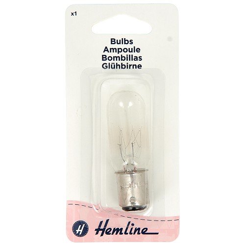 Ampoule de machine à coudre type C - baïonnette 15 W Ampoule de machine à coudre type C - baïonnette 15 W