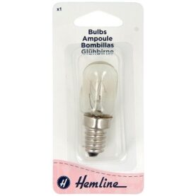 Ampoule de machine à coudre type E - vis moyenne 15 W