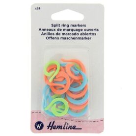 Anneaux marqueurs pour tricot - lot de 24