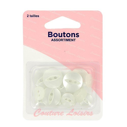 Assortiment de boutons - petits et moyens Assortiment de boutons - petits et moyens