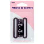 Attache de ceinture noire