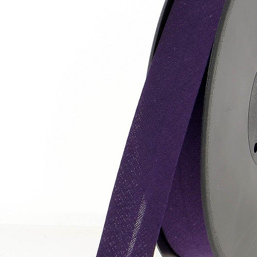 Biais polycoton 20 mm au mètre - Aubergine (958) Biais polycoton 20 mm au mètre - Aubergine (958)