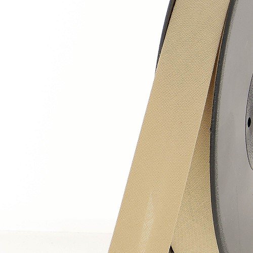 Biais polycoton 20 mm au mètre - Beige sable (918) Biais polycoton 20 mm au mètre - Beige sable (918)