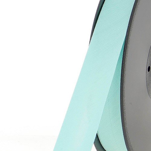 Biais polycoton 20 mm au mètre - Bleu aqua (953) Biais polycoton 20 mm au mètre - Bleu aqua (953)