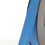 Biais polycoton 20 mm au mètre - Bleu azur (816)