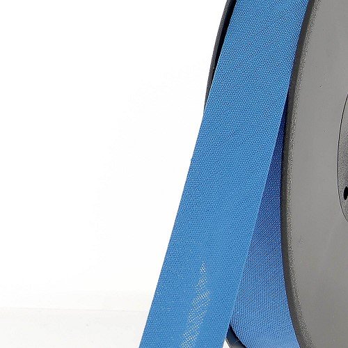 Biais polycoton 20 mm au mètre - Bleu azur (816) Biais polycoton 20 mm au mètre - Bleu azur (816)
