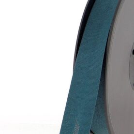 Biais polycoton 20 mm au mètre - Bleu canard foncé (945)