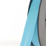 Biais polycoton 20 mm au mètre - Bleu ciel (869)