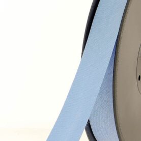 Biais polycoton 20 mm au mètre - Bleu ciel doux (965)