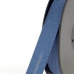 Biais polycoton 20 mm au mètre - Bleu denim (970)