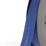 Biais polycoton 20 mm au mètre - Bleu jean (942)