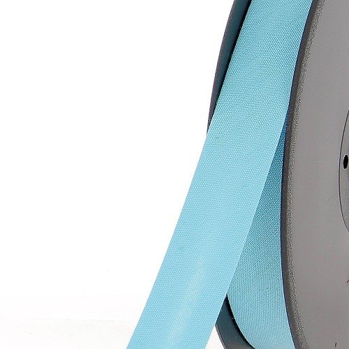 Biais polycoton 20 mm au mètre - Bleu lagon (969) Biais polycoton 20 mm au mètre - Bleu lagon (969)