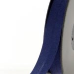 Biais polycoton 20 mm au mètre - Bleu marine (915)