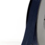 Biais polycoton 20 mm au mètre - Bleu nuit (972)