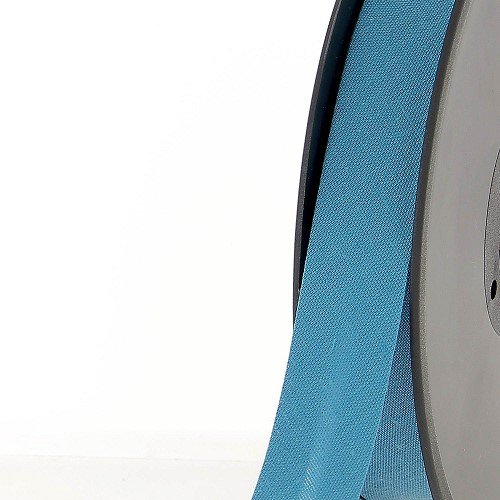 Biais polycoton 20 mm au mètre - Bleu pétrole (879) Biais polycoton 20 mm au mètre - Bleu pétrole (879)