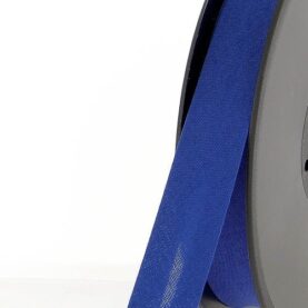 Biais polycoton 20 mm au mètre - Bleu roi (813)