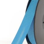 Biais polycoton 20 mm au mètre - Bleu turquoise (916)