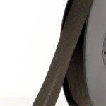 Biais polycoton 20 mm au mètre - Ébène (917)