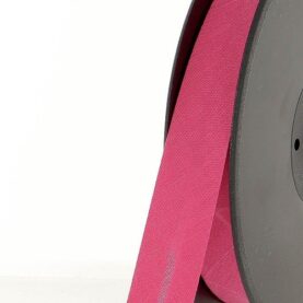 Biais polycoton 20 mm au mètre - Fuchsia (920)