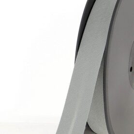 Biais polycoton 20 mm au mètre - Gris argent (987)