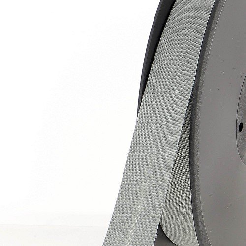 Biais polycoton 20 mm au mètre - Gris argent (987) Biais polycoton 20 mm au mètre - Gris argent (987)
