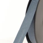 Biais polycoton 20 mm au mètre - Gris bleu (870)