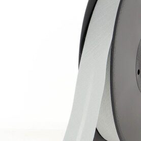 Biais polycoton 20 mm au mètre - Gris clair (927)