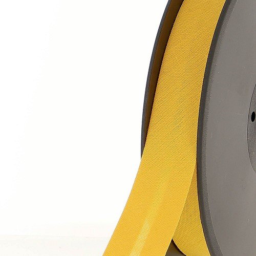 Biais polycoton 20 mm au mètre - Jaune d’or (833) Biais polycoton 20 mm au mètre - Jaune d’or (833)