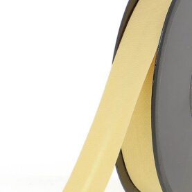 Biais polycoton 20 mm au mètre - Jaune paille (810)