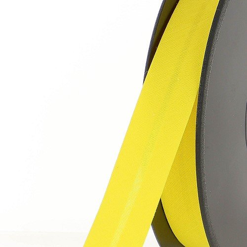 Biais polycoton 20 mm au mètre - Jaune vif (932) Biais polycoton 20 mm au mètre - Jaune vif (932)