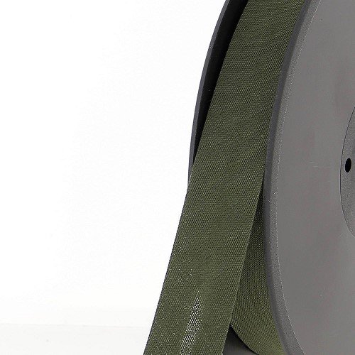 Biais polycoton 20 mm au mètre - Kaki foncé (989) Biais polycoton 20 mm au mètre - Kaki foncé (989)