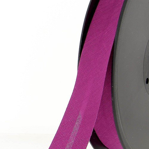 Biais polycoton 20 mm au mètre - Magenta (982) Biais polycoton 20 mm au mètre - Magenta (982)