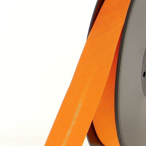 Biais polycoton 20 mm au mètre - Orange vif (934) Biais polycoton 20 mm au mètre - Orange vif (934)