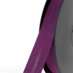 Biais polycoton 20 mm au mètre - Prune (858)