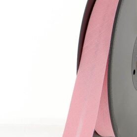 Biais polycoton 20 mm au mètre - Rose (906)