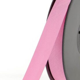 Biais polycoton 20 mm au mètre - Rose bonbon (949)