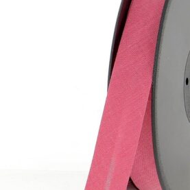 Biais polycoton 20 mm au mètre - Rose framboise clair (849)