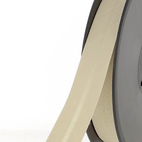 Biais polycoton 20 mm au mètre - Sable (818) Biais polycoton 20 mm au mètre - Sable (818)