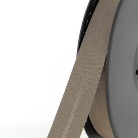Biais polycoton 20 mm au mètre - Taupe foncé (964)